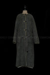 MUTEDANCE long wool jacket MD23FW02 blue gray PM96